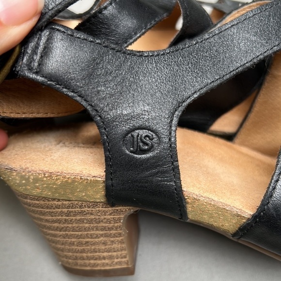 Josef Seibel Ruth 15 Platform Sandals Black Sz 36 - Picture 9 of 15